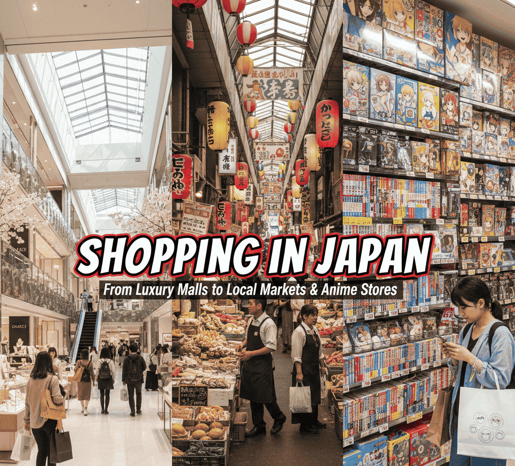 Shopping in Japan: From Luxury Malls to Local Markets & Anime Stores Fly-For-Holidays